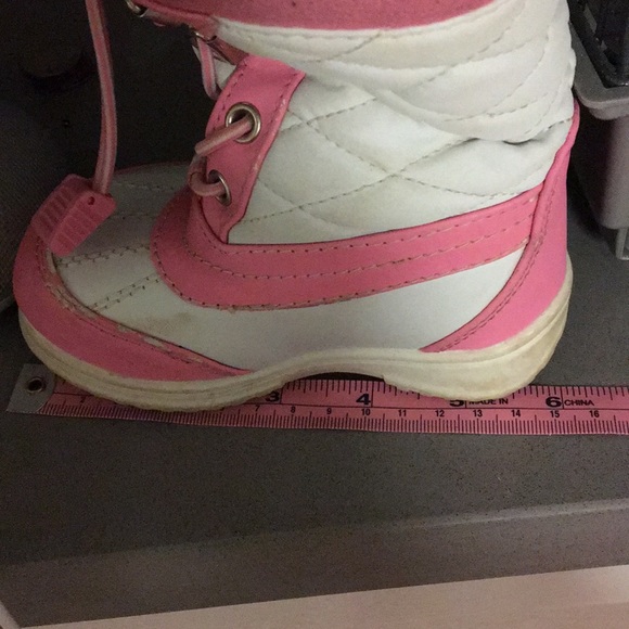 Set baby girl 18-24 Month snowsuit & boots size 5 - Picture 8 of 8